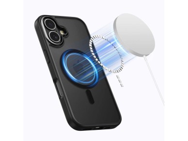 Funda MagSafe Tech-Protect MagEdge para iPhone 17 - Negro mate