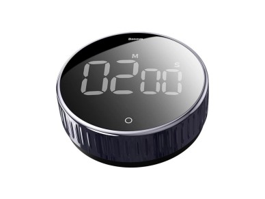 Baseus Heyo temporizador rotativo temporizador electrnico temporizador negro (ACDJS-01)