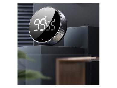 Baseus Heyo temporizador rotativo temporizador electrnico temporizador negro (ACDJS-01)