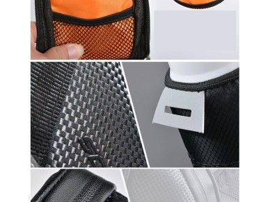 Rockbros C7-1 waterproof bicycle bag with saddle mounting 1.5l - black