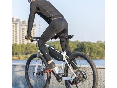 Bolsa de bicicleta Rockbros AS-043 com velcro 3l - preta