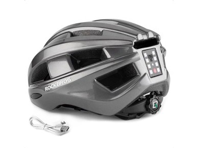Capacete de bicicleta Rockbros ZK-013TI universal tamanho 55-60 cm - cinza