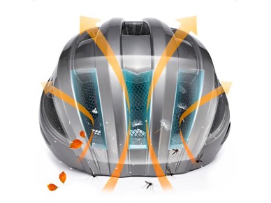 Capacete de bicicleta Rockbros ZK-013TI universal tamanho 55-60 cm - cinza