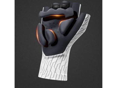 Luvas de Ciclismo de Estrada Rockbros Tamanho: P - Preto e Branco