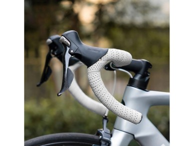 Rockbros Perforated Silicone Handlebar Tape - White