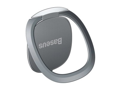 Baseus ultrathin self-adhesive ring holder phone stand silver (SUYB-0S)