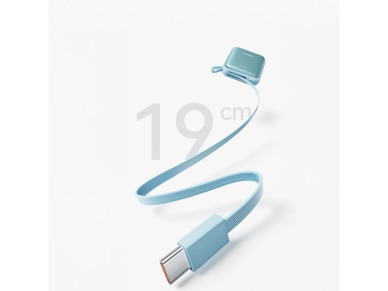 Joyroom JR-PBF27 22.5W 10000mAh Powerbank with Two Built-in Cables - Blue