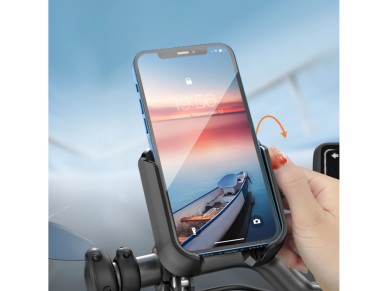 Joyroom JR-ZS431 phone holder for bike, motorcycle, scooter - black