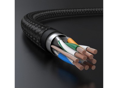 Ugreen NW150 80424 Ethernet RJ45 Cat 7 10Gbps Cable 3m - Black