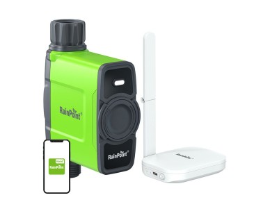 Controlador de riego RainPoint Wifi de 1 zona con puerta de enlace