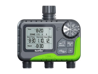 Temporizador de manguera de 3 zonas RainPoint ITV305