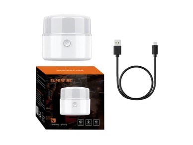 Lmpada de acampamento Superfire T20, 180lm, USB