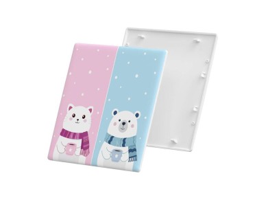 Cubierta/tapa decorativa para interruptor tctil T5 SONOFF Cartoon 2C