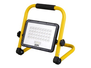 Luz de trabalho led solar + painel solar 4000 lm, 6.400 k, luz fria, ip65