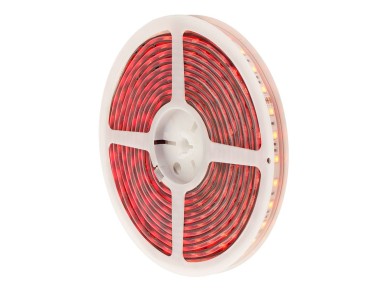 Tira de led rgb adesiva 5m x 12mm 4,5 w/m -20 lm/w 24v dc, wifi tuya app
