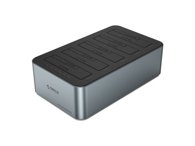 Orico docking station for 2.5" / 3.5" HDD / SSD, 5Gbps, USB-C to USB-C/A with cloning function (blac