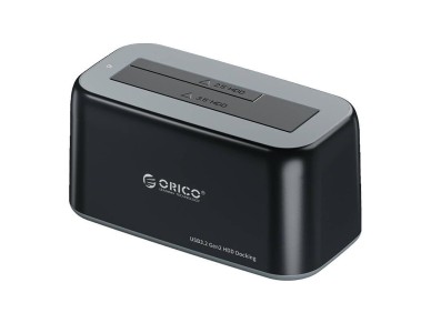 Orico docking station for 2.5 / 3.5" HDD / SSD, 5Gbps, USB-C to USB-C/A (black)