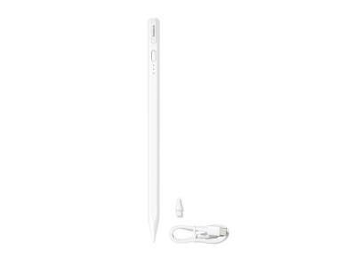Caneta Stylus Baseus Smooth Writing 3 Active, Caneta Stylus Recarregvel com Fio (Verso com Detec