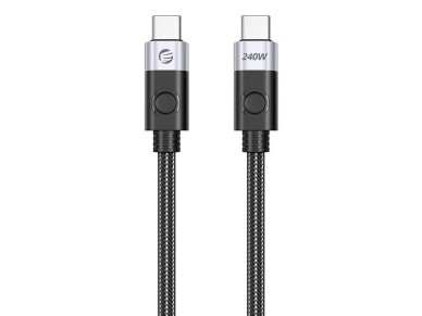 Cable de carga USB-C a USB-C Orico de 240 W, 1,5 m (negro)