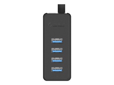 Adaptador Orico W5P-030 USB para 4 hubs USB 3.0 (preto)