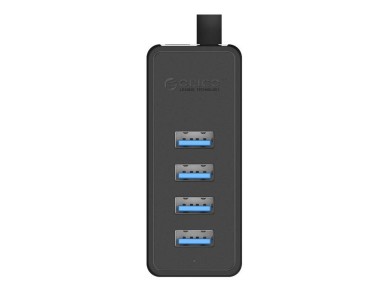 Orico W5P-100 USB to 4x USB 3.0 Hub Adapter (black)
