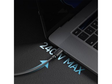 Cuktech CKCTC615NCBK USB-C 6A 240W Cable 1.5m - Black