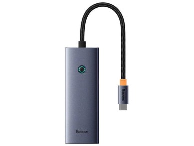 Hub USB UltraJoy Series 5-Port Space Grey (3xUSB+RJ45+PD)