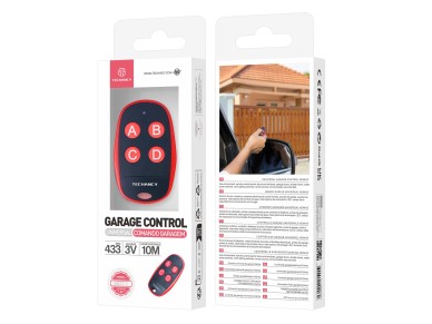 Techancy Universal Garage Door Remote Control KN3313 433MHz Replacement for Electric and Automatic G