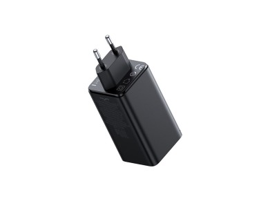 Baseus GaN6 Pro Charger 100W 2 x USB-C 2 x USB-A with Black USB-C Cable 100W 1m - Black