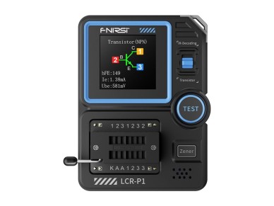 Testador multifuncional de capacitores e transistores FNIRSI LCR-P1