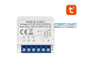 Smart Switch Module WiFi Avatto WSM16-W3 TUYA