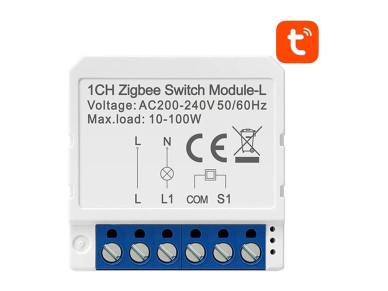 Mdulo de interruptor inteligente ZigBee Avatto LZWSM16-W1 sem neutro TUYA