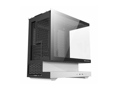 Darkflash F1 computer case (White) + 6 ARGB fans