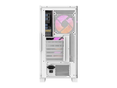 Darkflash DRX70 MESH computer case (white) + 4 RGB fans