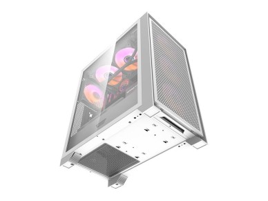 Darkflash DRX70 MESH computer case (white) + 4 RGB fans