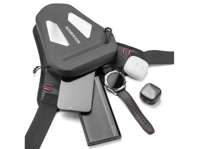 Bolsa para motocicleta Rockbros para perna, coxa, cintura e ombro - Preta