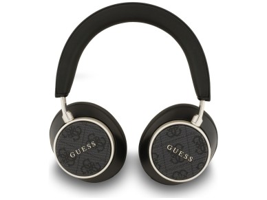 Auriculares inalmbricos supraaurales Guess Bluetooth 4G con logo clsico - Negro