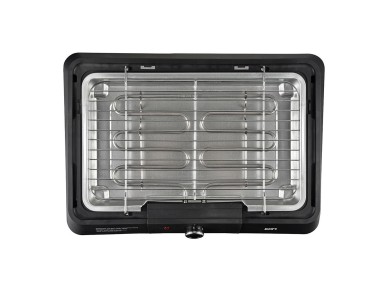 Barbacoa elctrica negra, 2200 w