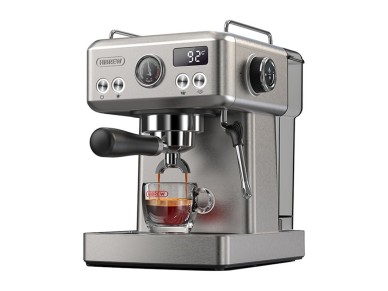 Mquina de caf expresso com garrafa trmica HiBREW H10A e controle de temperatura