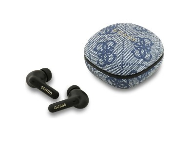 Fones de ouvido Guess 4G Classic Metal Logo TWS ENC - Azul