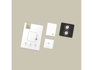 Capa para c�mera Tech-Protect Camring Fit+ para iPhone 17 - Preta