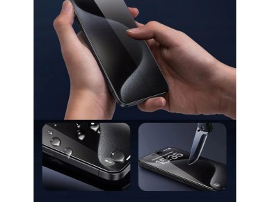 Tech-Protect Glass Fit+, pacote com 2 vidros temperados para iPhone 16 Pro Max / 17 Pro Max - transp