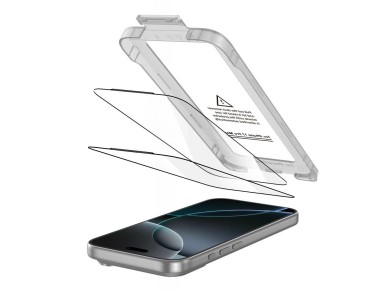 Tech-Protect Quick Set+ 2-pack tempered glass for iPhone 17 Pro Max - black Tech-Protect Quick Set+ 2-pack tempered glass for iPhone 17 Pro Max - black