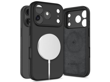 Tech-Protect Silicone MagSafe Case for iPhone 17 Pro - Black Tech-Protect Silicone MagSafe Case for iPhone 17 Pro - Black