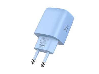 Tech-Protect NCA30 PD 30W QC3.0 USB-A / USB-C Wall Charger - Blue