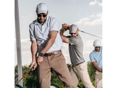 Tech-Protect Nylon Stripe Strap for Samsung Galaxy Watch 40/44/46 mm - Green