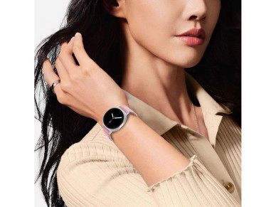 Tech-Protect Nylon Stripe Strap for Samsung Galaxy Watch 40/44/46 mm - Pink