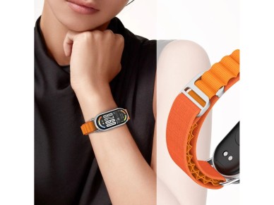 Tech-Protect Nylon Pro Strap for Xiaomi Smart Band 8 / 9 / 10 / NFC - Black