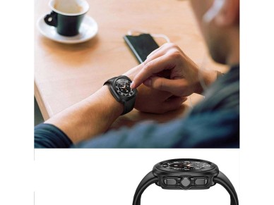 Tech-Protect Defense Case for Samsung Galaxy Watch 8 46mm - Black