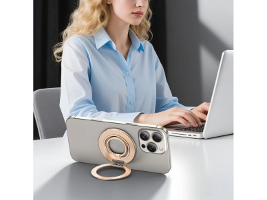 Soporte de anillo para tel�fono Magsafe Tech-Protect MMR600 - Dorado